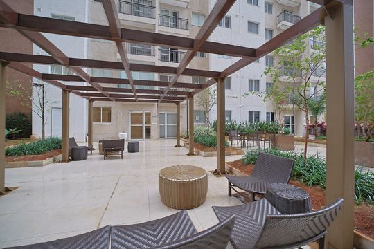 Área comum de apartamento para alugar com 2 quartos, 42m² em Vila Guilhermina, São Paulo