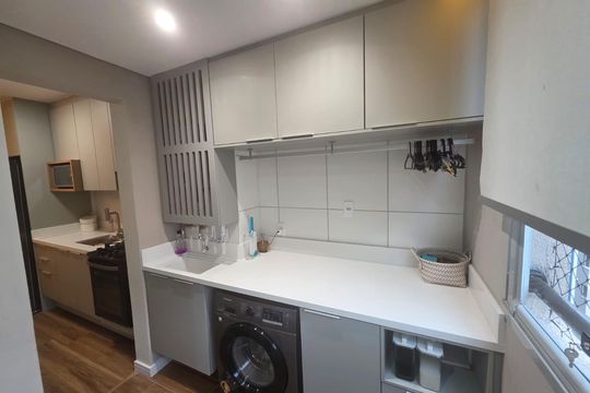Área de serviço de apartamento à venda com 3 quartos, 62m² em Usina Piratininga, São Paulo