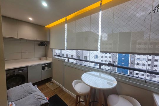 Varanda de apartamento à venda com 3 quartos, 62m² em Usina Piratininga, São Paulo