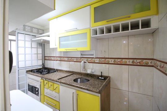 Cozinha de apartamento à venda com 2 quartos, 50m² em Conceição, Diadema