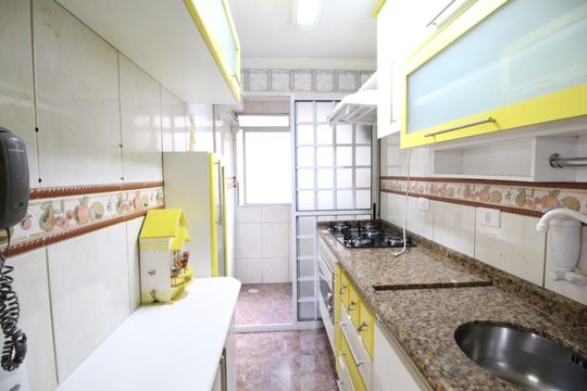 Cozinha de apartamento à venda com 2 quartos, 50m² em Conceição, Diadema