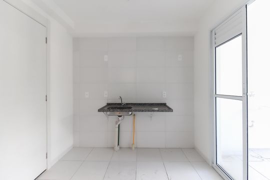 Sala - Cozinha de apartamento para alugar com 2 quartos, 44m² em Vila Brasil, São Paulo