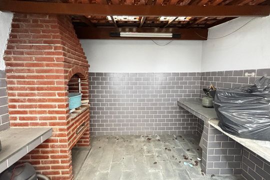 Quintal - Churrasqueira de casa à venda com 4 quartos, 360m² em Paraíso, Santo André