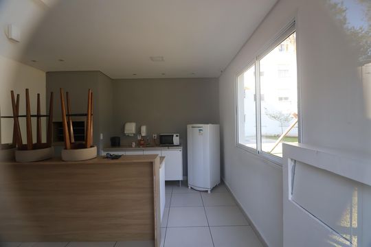 Área comum - Salão de festas de apartamento à venda com 2 quartos, 51m² em Olaria, Canoas