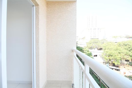 Varanda da Sala de apartamento para alugar com 2 quartos, 47m² em Vila das Belezas, São Paulo