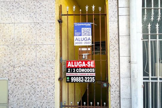 Plaquinha instalada dia 02 de setembro de 2026 código da plaquinha BUJV-314 de casa para alugar com 1 quarto, 45m² em Jardim Santa Monica, São Paulo