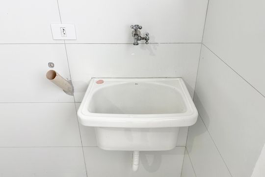 Cozinha e Área de Serviço de apartamento para alugar com 1 quarto, 50m² em Vila Mangalot, São Paulo