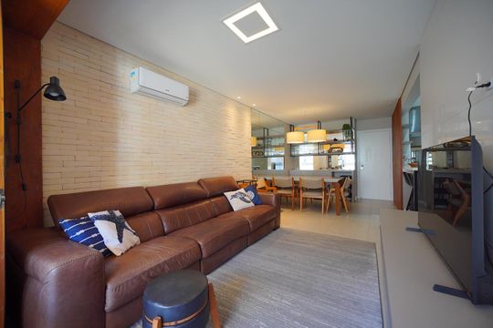 Sala de apartamento para alugar com 2 quartos, 84m² em Campeche, Florianópolis