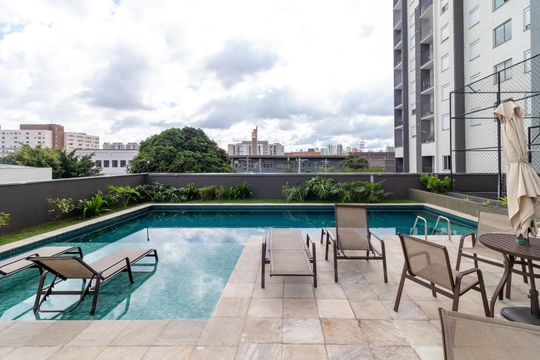 Área comum de apartamento à venda com 2 quartos, 34m² em Água Branca, São Paulo