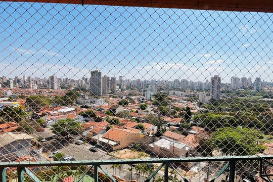 Vista da varanda da sala de apartamento à venda com 2 quartos, 88m² em Chácara da Barra, Campinas