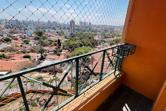 Varanda da sala de apartamento à venda com 2 quartos, 88m² em Chácara da Barra, Campinas