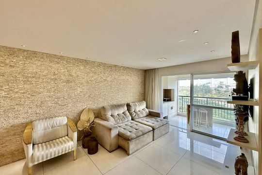 Sala de apartamento para alugar com 3 quartos, 110m² em Alphaville, Santana de Parnaíba