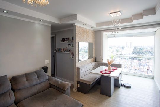 Apartamento à venda com 3 quartos, 63m² em Piraporinha, Diadema