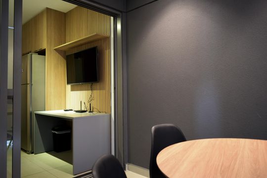 Varanda de kitnet/studio à venda com 1 quarto, 27m² em Cerqueira César, São Paulo