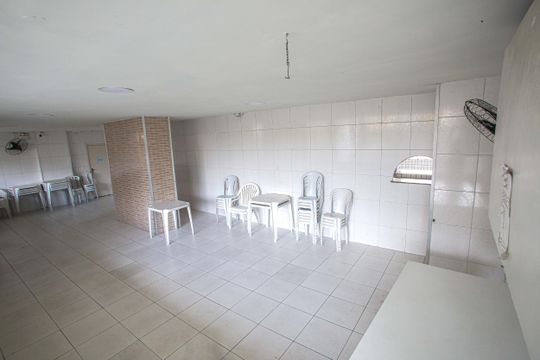 Área comum - Salão de festas de apartamento para alugar com 2 quartos, 53m² em Tanque, Rio de Janeiro