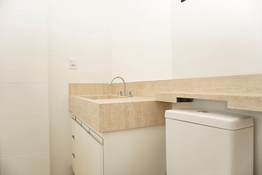 Banheiro da Suíte de apartamento à venda com 3 quartos, 153m² em São Lucas, Belo Horizonte
