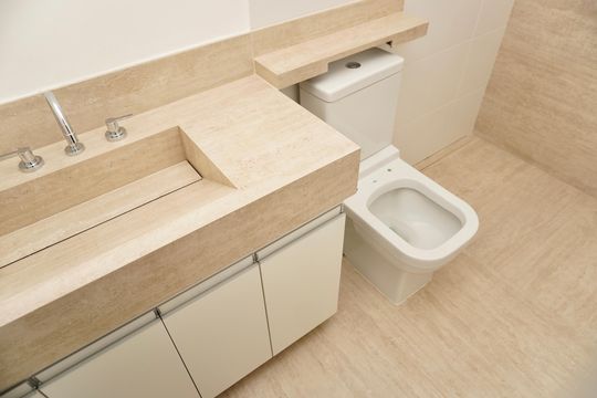 Banheiro da Suíte de apartamento à venda com 3 quartos, 153m² em São Lucas, Belo Horizonte
