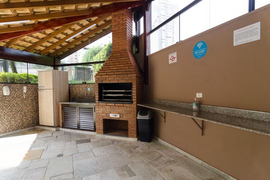 Área comum - Churrasqueira de apartamento para alugar com 3 quartos, 74m² em Vila Mascote, São Paulo