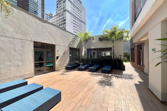 Área comum de apartamento para alugar com 1 quarto, 50m² em Vila Clementino, São Paulo