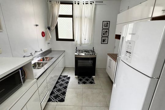 Cozinha de apartamento para alugar com 3 quartos, 232m² em Centro, Santo André
