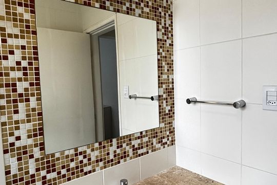 Banheiro da Suíte de apartamento para alugar com 3 quartos, 232m² em Centro, Santo André