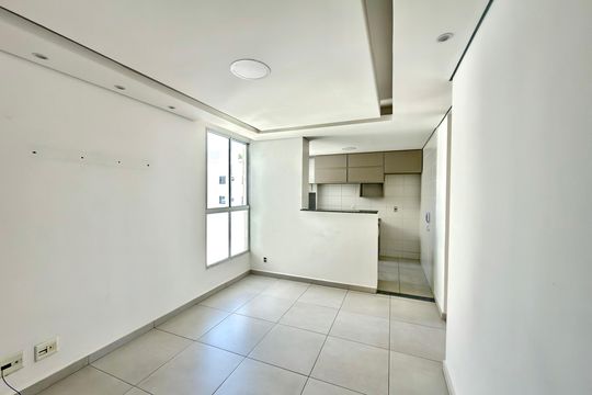 Sala de apartamento à venda com 2 quartos, 45m² em Parque Maracana, Contagem