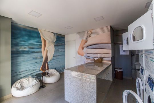 Lavanderia de apartamento para alugar com 2 quartos, 51m² em Jardim Tupanci, Barueri