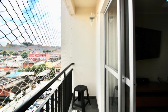 Varanda de apartamento à venda com 2 quartos, 55m² em Burgo Paulista, São Paulo