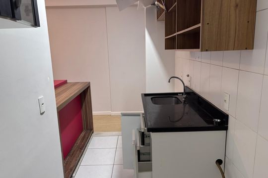 Cozinha de apartamento para alugar com 1 quarto, 39m² em Vila Itapura, Campinas