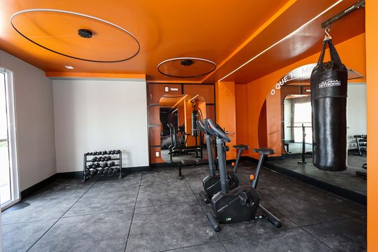 Área comum - Academia de kitnet/studio para alugar com 1 quarto, 32m² em Nova Suíça, Belo Horizonte