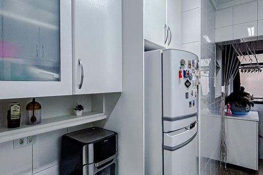 Cozinha de apartamento à venda com 3 quartos, 75m² em Vila Gomes Cardim, São Paulo