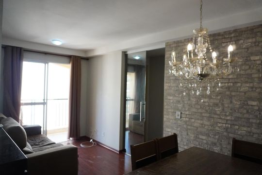 Sala de apartamento à venda com 2 quartos, 55m² em Jardim Nossa Senhora do Carmo, Americana