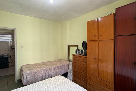 Quarto de apartamento para alugar com 1 quarto, 70m² em Boqueirão, Santos