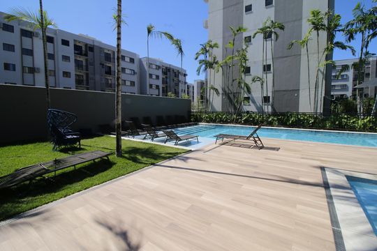 Área comum - Piscina de apartamento à venda com 2 quartos, 50m² em Barra Olímpica, Rio de Janeiro