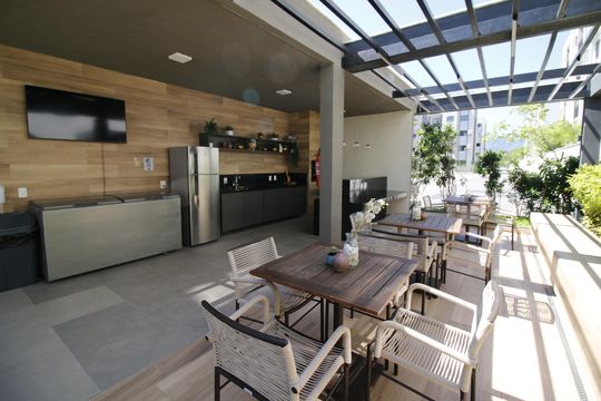Área comum - Churrasqueira de apartamento à venda com 2 quartos, 50m² em Barra Olímpica, Rio de Janeiro
