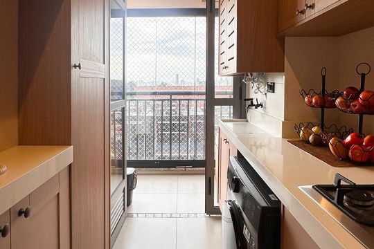 Área de Serviço de apartamento à venda com 3 quartos, 76m² em Planalto, São Bernardo do Campo