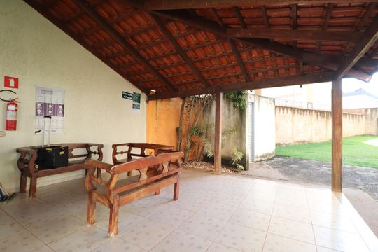 Área comum - Churrasqueira de apartamento para alugar com 2 quartos, 66m² em Segismundo Pereira, Uberlândia