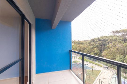Varanda da Sala de casa à venda com 1 quarto, 56m² em Campo Comprido, Curitiba
