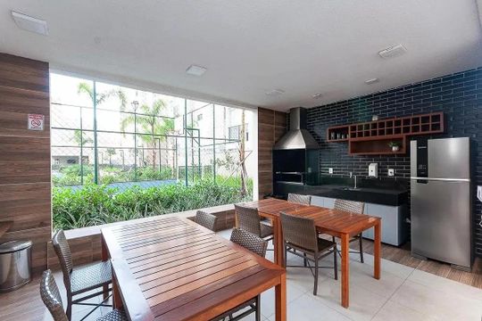 Área comum - Churrasqueira de apartamento para alugar com 2 quartos, 62m² em Residencial Parque da Lapa, São Paulo