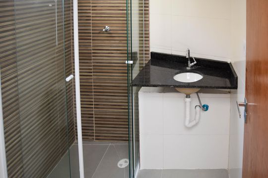 Banheiro de kitnet/studio à venda com 1 quarto, 18m² em Vila Formosa, São Paulo