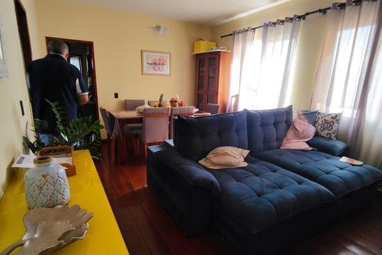 Sala de apartamento à venda com 3 quartos, 84m² em Itapoã, Belo Horizonte