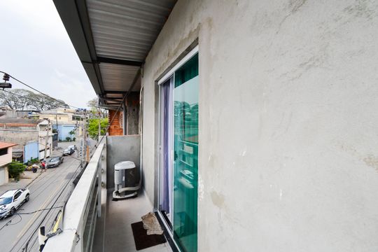 Varanda do Quarto 1 de apartamento à venda com 1 quarto, 409m² em Jardim Palmira, Guarulhos