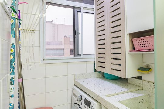 Área de Serviço de apartamento à venda com 2 quartos, 60m² em Vila Bertioga, São Paulo