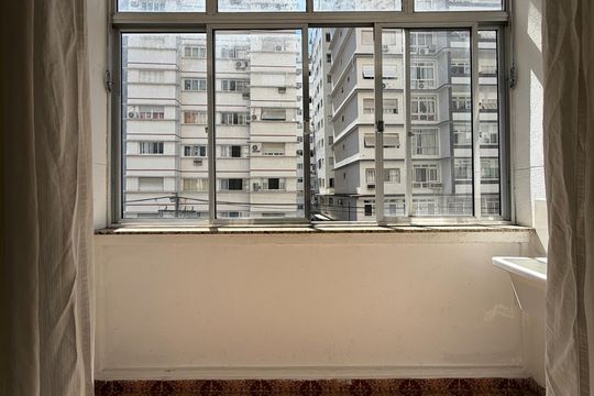 Varanda da Sala de apartamento para alugar com 1 quarto, 55m² em Boqueirão, Santos