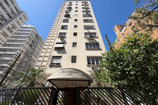 Fachada de apartamento para alugar com 1 quarto, 55m² em Boqueirão, Santos