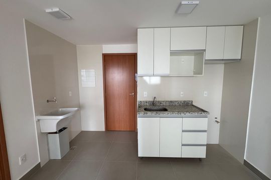 Sala/Cozinha de apartamento para alugar com 1 quarto, 46m² em Ceilândia, Brasília