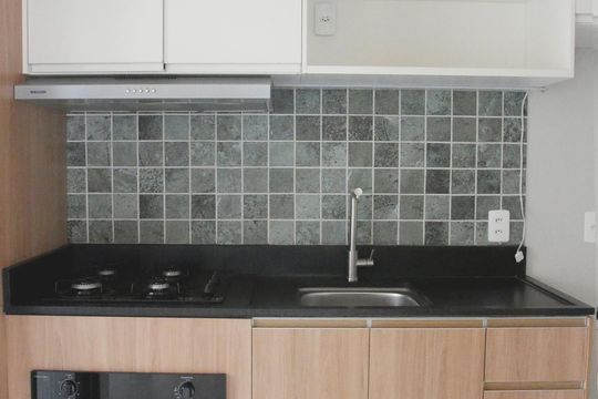 Cozinha de apartamento para alugar com 2 quartos, 39m² em Jurubatuba, São Paulo