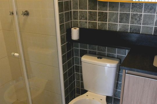 Banheiro de apartamento para alugar com 2 quartos, 39m² em Jurubatuba, São Paulo