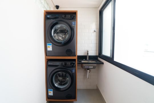 Área comum - Lavanderia de kitnet/studio para alugar com 1 quarto, 31m² em Vila da Saúde, São Paulo