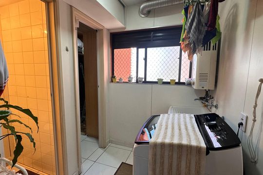Área de Serviço de apartamento à venda com 3 quartos, 87m² em Santo Amaro, São Paulo